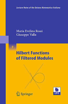 Kartonierter Einband Hilbert Functions of Filtered Modules von Maria Evelina Rossi, Giuseppe Valla