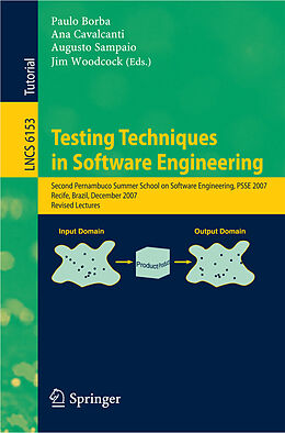 Kartonierter Einband Testing Techniques in Software Engineering von 
