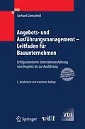 E-Book (pdf) Angebots- und Ausführungsmanagement - Leitfaden für Bauunternehmen von Gerhard Girmscheid