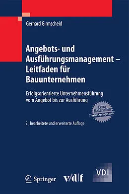 E-Book (pdf) Angebots- und Ausführungsmanagement - Leitfaden für Bauunternehmen von Gerhard Girmscheid