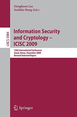 E-Book (pdf) Information Security and Cryptology - ICISC 2009 von 