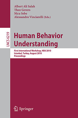 Couverture cartonnée Human Behavior Understanding de 