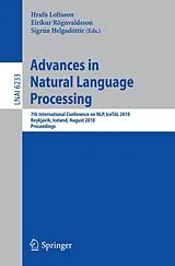 Kartonierter Einband Advances in Natural Language Processing von 