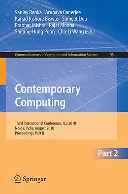 E-Book (pdf) Contemporary Computing von Sanjay Ranka, Arunava Banerjee, Kanad Kishore Biswas