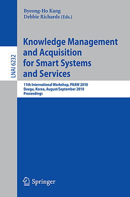 Kartonierter Einband Knowledge Management and Acquisition for Smart Systems and Services von 