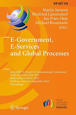 E-Book (pdf) E-Government, E-Services and Global Processes von 