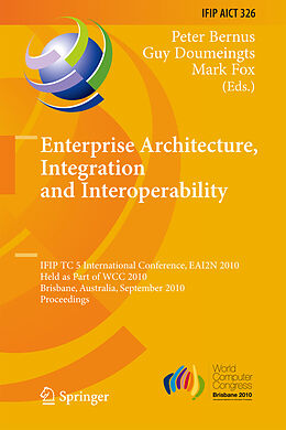 Fester Einband Enterprise Architecture, Integration and Interoperability von 
