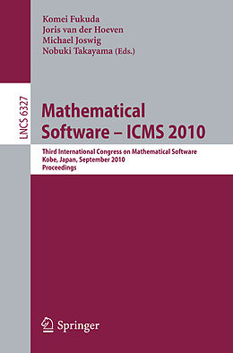 E-Book (pdf) Mathematical Software - ICMS 2010 von 