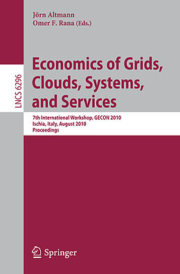 Kartonierter Einband Economics of Grids, Clouds, Systems, and Services von 