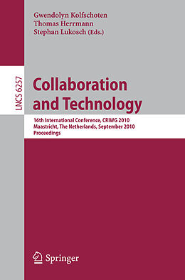 E-Book (pdf) Collaboration and Technology von 