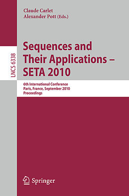Kartonierter Einband Sequences and Their Applications - SETA 2010 von 