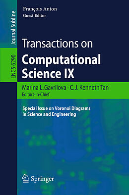 Kartonierter Einband Transactions on Computational Science IX von 