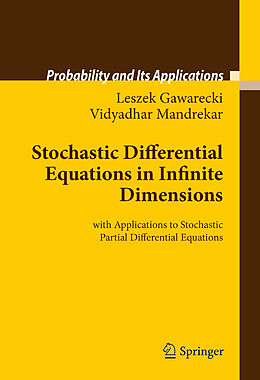 Livre Relié Stochastic Differential Equations in Infinite Dimensions de Leszek Gawarecki, Vidyadhar Mandrekar