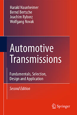 Livre Relié Automotive Transmissions de Bernd Bertsche, Wolfgang Novak, Harald Naunheimer