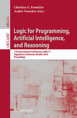 Kartonierter Einband Logic for Programming, Artificial Intelligence, and Reasoning von 