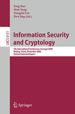 E-Book (pdf) Information Security and Cryptology von 