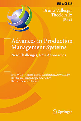 Fester Einband Advances in Production Management Systems: New Challenges, New Approaches von 