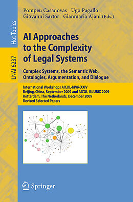 Kartonierter Einband AI Approaches to the Complexity of Legal Systems von 