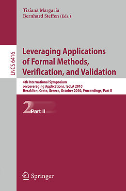 Kartonierter Einband Leveraging Applications of Formal Methods, Verification, and Validation von 