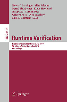 Kartonierter Einband Runtime Verification von 