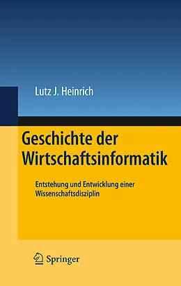 E-Book (pdf) Geschichte der Wirtschaftsinformatik von Lutz J. Heinrich
