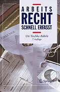E-Book (pdf) Arbeitsrecht - Schnell erfasst von Ute Teschke-Bährle