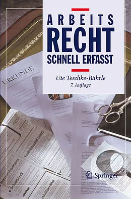 E-Book (pdf) Arbeitsrecht - Schnell erfasst von Ute Teschke-Bährle