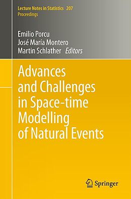 eBook (pdf) Advances and Challenges in Space-time Modelling of Natural Events de 