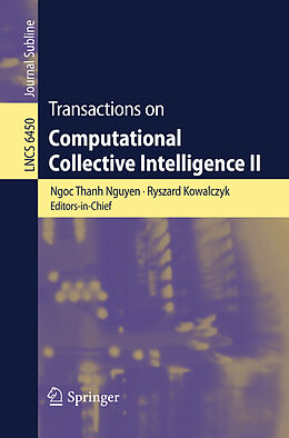 Kartonierter Einband Transactions on Computational Collective Intelligence II von 