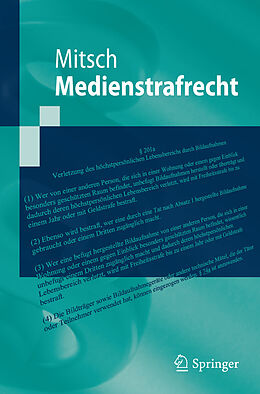 E-Book (pdf) Medienstrafrecht von Wolfgang Mitsch