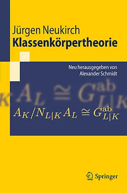 E-Book (pdf) Klassenkörpertheorie von Jürgen Neukirch