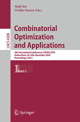 Kartonierter Einband Combinatorial Optimization and Applications von 