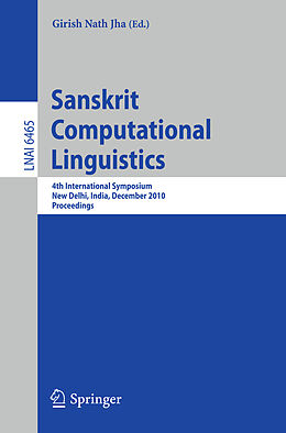Kartonierter Einband Sanskrit Computational Linguistics von 