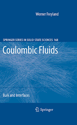 Livre Relié Coulombic Fluids de Werner Freyland