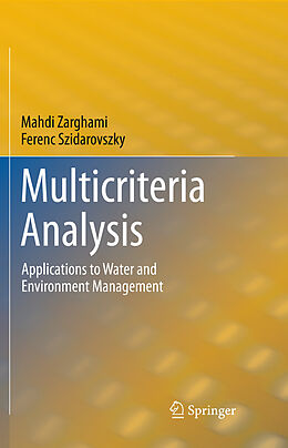 eBook (pdf) Multicriteria Analysis de Mahdi Zarghami, Ferenc Szidarovszky