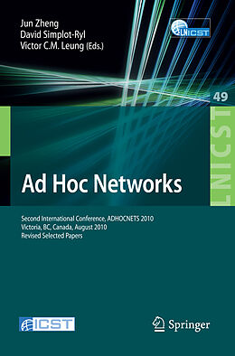 eBook (pdf) Ad Hoc Networks de 