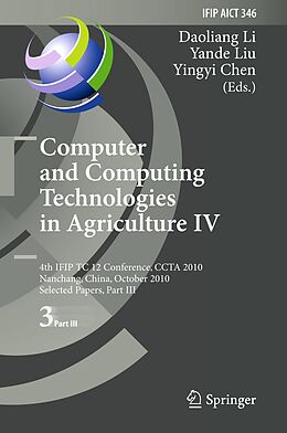 E-Book (pdf) Computer and Computing Technologies in Agriculture IV von 
