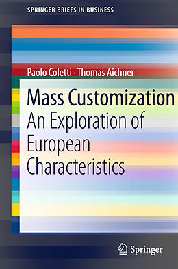 eBook (pdf) Mass Customization de Paolo Coletti, Thomas Aichner