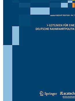 E-Book (pdf) Leitlinien für eine deutsche Raumfahrtpolitik von 