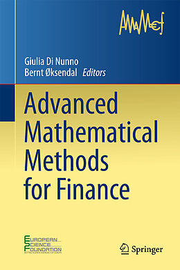 Fester Einband Advanced Mathematical Methods for Finance von 