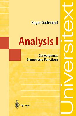 E-Book (pdf) Analysis I von Roger Godement