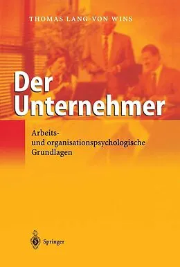 E-Book (pdf) Der Unternehmer von Thomas Lang-von Wins