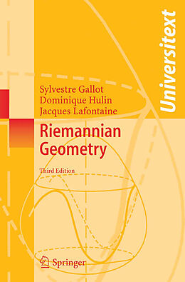 E-Book (pdf) Riemannian Geometry von Sylvestre Gallot, Dominique Hulin, Jacques Lafontaine