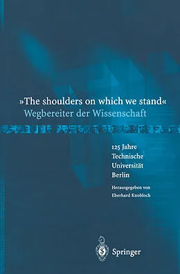 E-Book (pdf) The shoulders on which we stand-Wegbereiter der Wissenschaft von Eberhard Knobloch