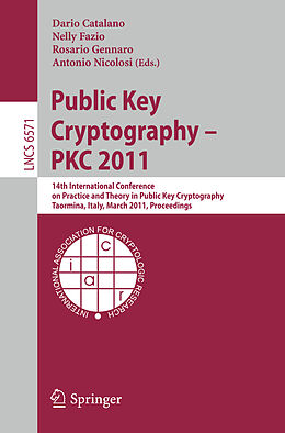 Kartonierter Einband Public Key Cryptography -- PKC 2011 von 