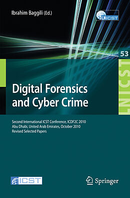 Couverture cartonnée Digital Forensics and Cyber Crime de 