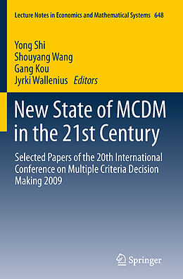 Kartonierter Einband New State of MCDM in the 21st Century von 