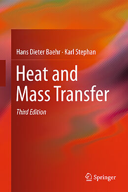 Livre Relié Heat and Mass Transfer de Karl Stephan, Hans Dieter Baehr