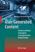E-Book (pdf) User Generated Content von Christian Alexander Bauer