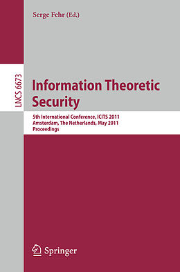 Kartonierter Einband Information Theoretic Security von 